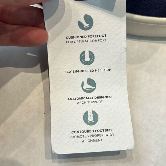 Spenco Barbados Mules Shoes Slip Ons Slides Peacoat Navy Blue Sz 8.5 Hanna Braid - Picture 9 of 10